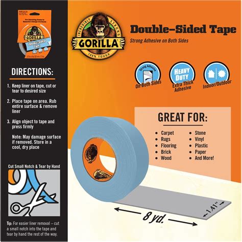 Gorilla Double-Sided Tape: The Ultimate Guide to Grip and Strength