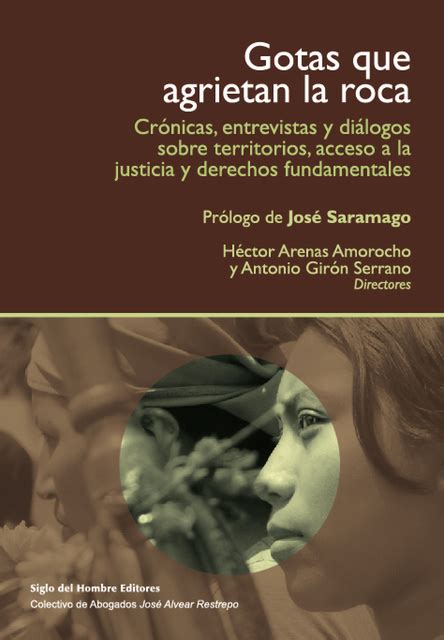 Gotas que agrietan la roca Crónicas entrevistas y diálogos sobre territorios y acceso a la justicia Temas para el Diálogo y el Debate Spanish Edition Kindle Editon