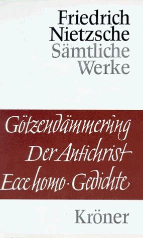 Gotzendammerung Der Antichrist Ecce Homo Gedichte German Edition Epub