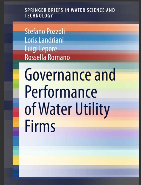 Governance and Performance of Water Utility Firms Epub