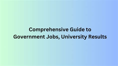 Government Administration Jobs: A Comprehensive Guide to Career Opportunities