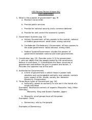 Government Hsa Review Packet Answers Bcps Doc