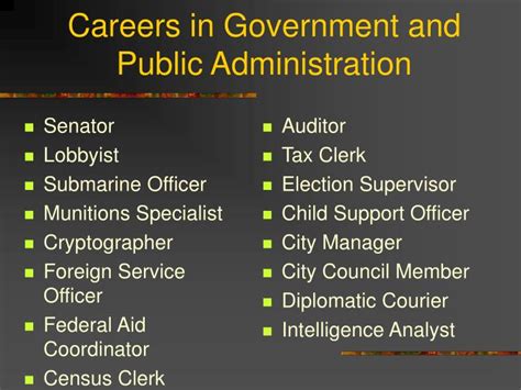 Government and Public Administration Jobs: Explore 10,000+ Opportunities