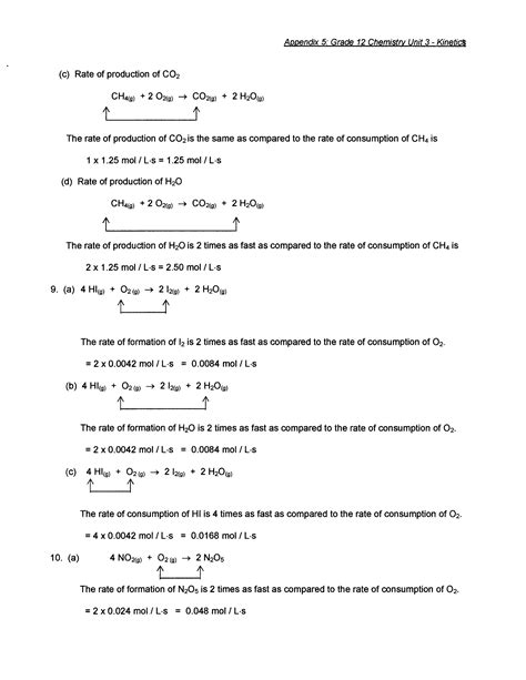 Gpb Chemistry Answer Key Reaction Rates Reader