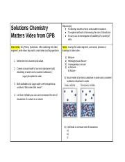 Gpb Chemistry On Solutions Reader