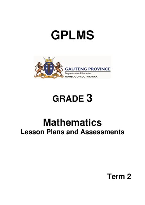 Gplms lesson plans Ebook Kindle Editon