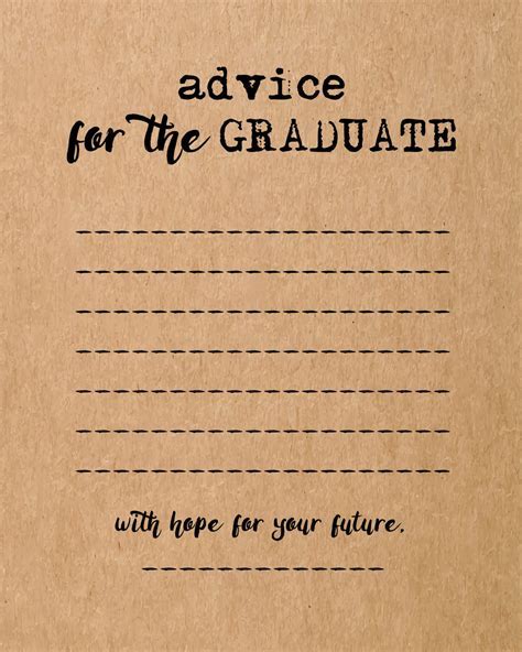 Grad Party Advice Cards: Guidance for Celebrating Your Grad's Milestones