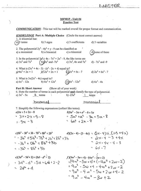 Grade 9 Assessment Of Mathematics Spring 2008 Answers PDF