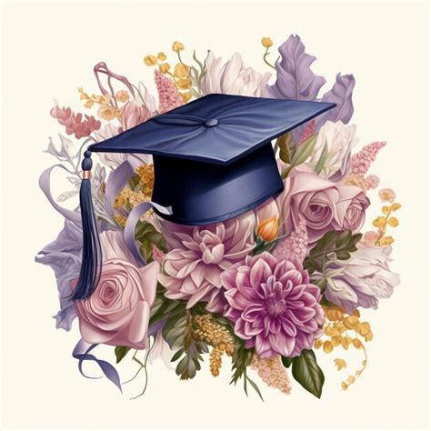 Graduation Caps with Flowers: Blooming the Path to Success