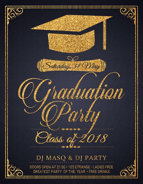 Graduation Flyer Template