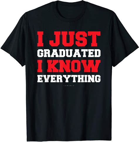 Graduation T-Shirts with a Funny Twist: Hilarious Designs for Your Big Day