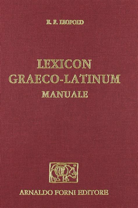 Graecum Lexicon Manuale... Kindle Editon