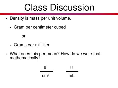 Gram per Milliliter: Delving into the Interplay of Mass and Volume