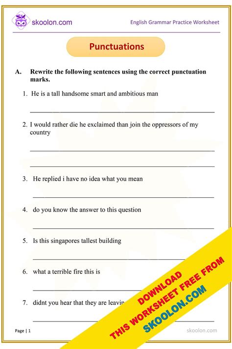 Grammar And Punctuation Rule 5 Answer Sheet Kindle Editon