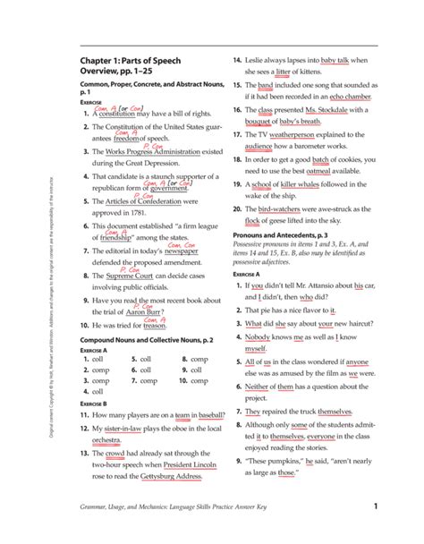 Grammar And Usage Skills Test Workbook Answers Kindle Editon