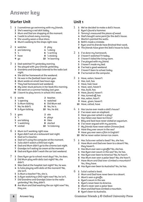 Grammar Friends 5 Answer Key Kindle Editon