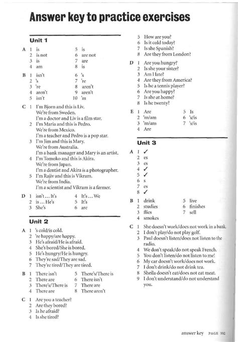 Grammar Spectrum 1 Answer Key Epub