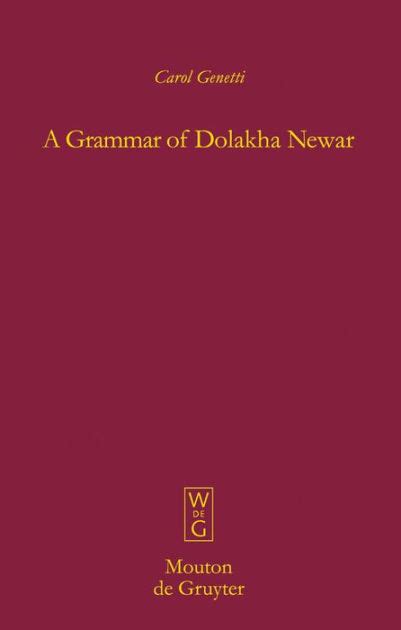 Grammar of Dolakha Newar Kindle Editon