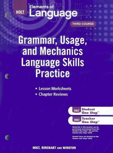 Grammar usage mechanics workbook answer key Ebook PDF