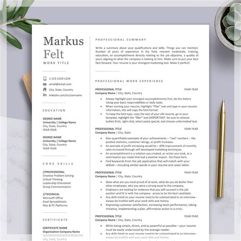Grammarly Resume Template