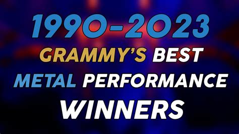 Grammy's Best Metal Performance: A Historical Retrospective and Future Outlook