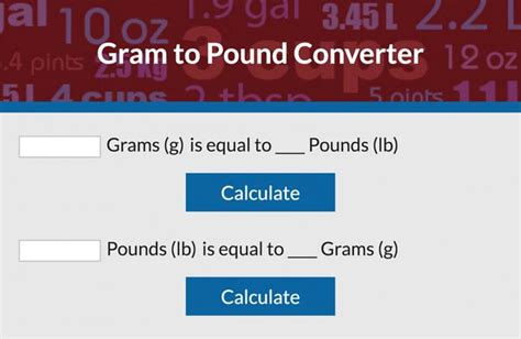 Grams to Lbs Calculator: Convert Grams to Pounds Effortlessly