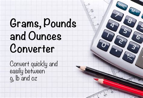 Grams to Lbs Calculator: Convert Grams to Pounds with Precision