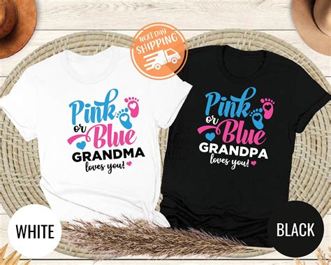 Grandma Gender Reveal Shirt: Unveil the Delight with Style and Grace