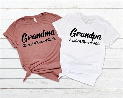 Grandma Grandpa Shirts: A Timeless Tradition