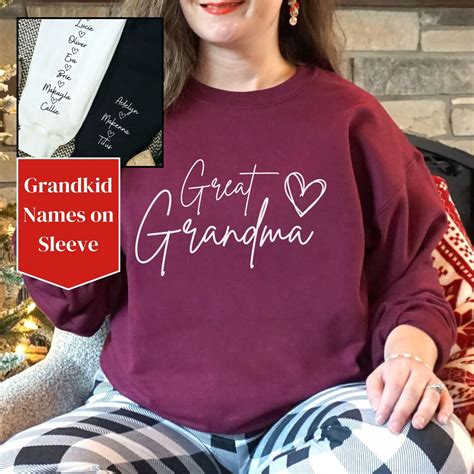 Grandma Personalized Sweatshirts: The Ultimate Gift for Every Special Occasion