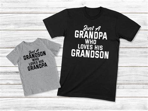 Grandpa Grandson Shirts: The Perfect Way to Bond and Show Your Love