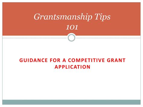 Grantsmanship Doc