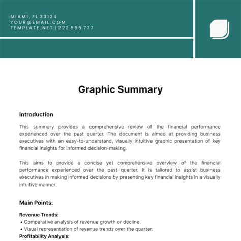 Graphic Summary Template