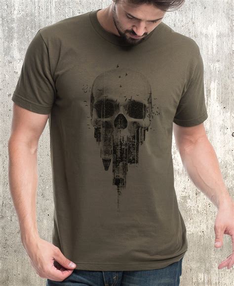 Graphic skull shirts: