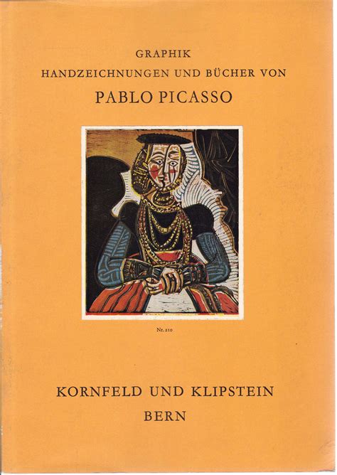 Graphik von Pablo Picasso aus Sammlung G B Auktion in Bern No 148