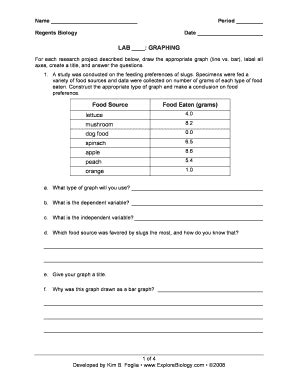 Graphing Practice Answer Key Biology Junction Doc