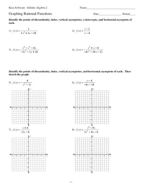 Graphing Rational Functions Worksheet Answers Kindle Editon