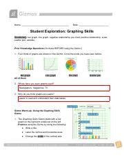 Graphing Skills Gizmo Answers PDF