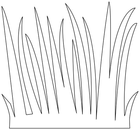 Grass Template Cut Out