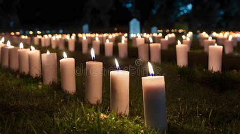 Gravestone Candles: An Illuminated Remembrance