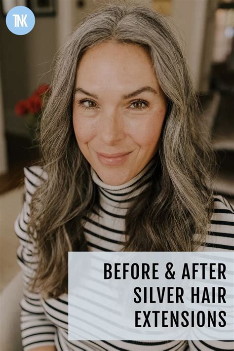 Gray Hair Extensions: 6 Ways to Transform Your Look