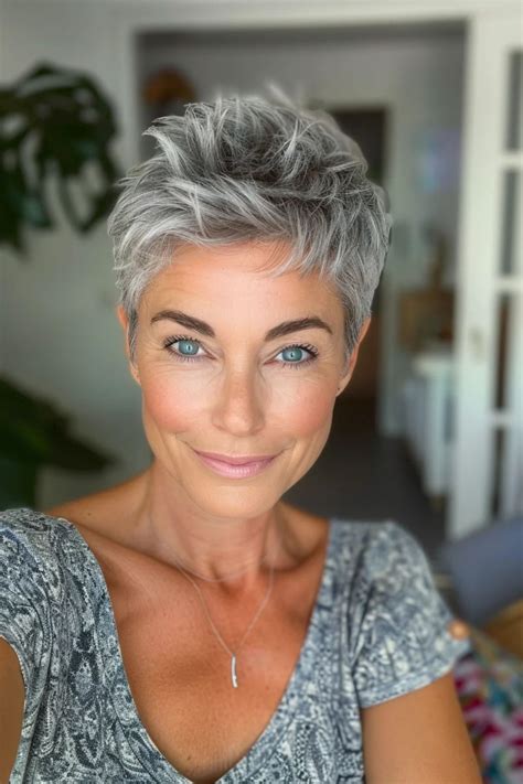 Gray Lace Front Pixie: The Perfect Hairstyle For Women Over 50