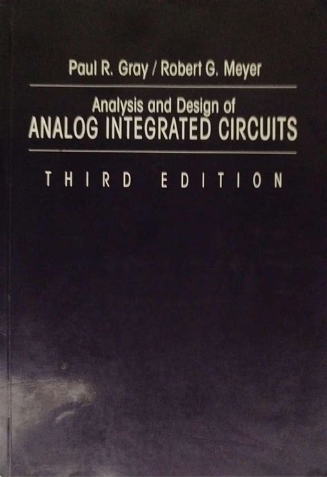 Gray Meyer Analog Integrated Circuits Solutions Doc