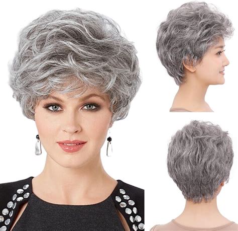 Gray Short Curly Synthetic Wigs: The Ultimate Accessory for Modern Women