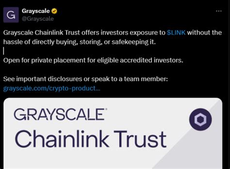 Grayscale Chainlink Trust Price: A Comprehensive Exploration