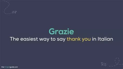 Grazie! A Guide to Expressing Gratitude in Italy