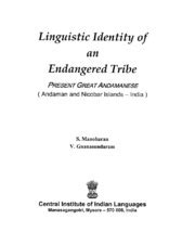 Great Andamese Linguistic Identity of an Endangered Tribe Kindle Editon