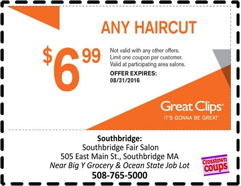 Great Clips Coupons 6 99 Printable