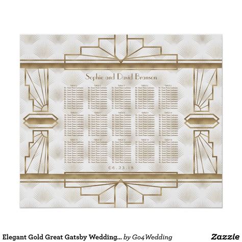 Great Gatsby Seating Chart