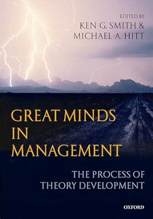 Great Minds in Management The Process of Theory Development Epub